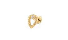 Piercing NEREID mit Diamant Silber