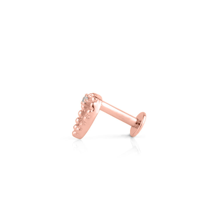 Piercing NEREID mit Diamant Silber