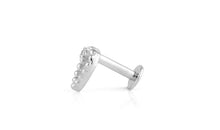 Piercing NEREID mit Diamant Silber