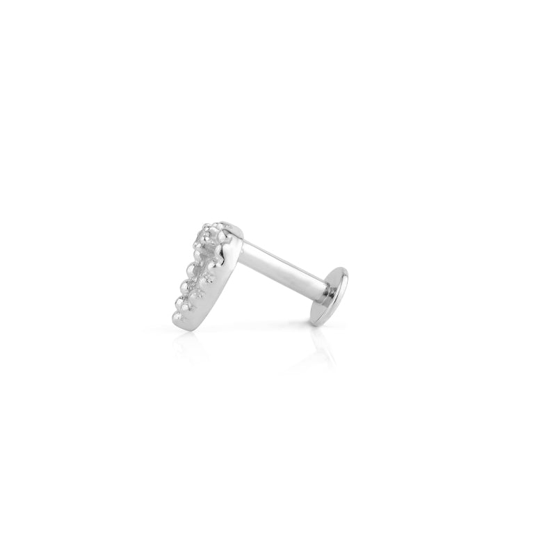 Piercing NEREID mit Diamant Silber