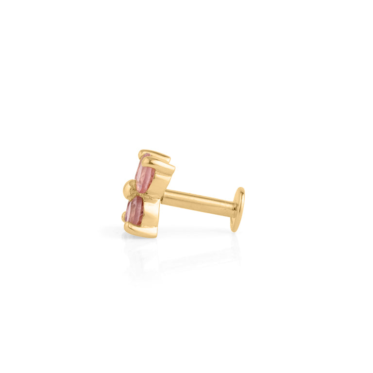 Piercing SERAINA Rosaturmalin