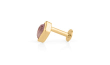 Piercing KITE  3X5 mm Amethyst Drachenform