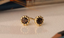 Ohrstecker LASHA Rauchquarz