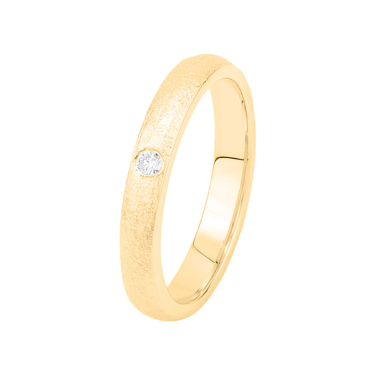 Ring COLIN  3mm mit 2mm Diamant
