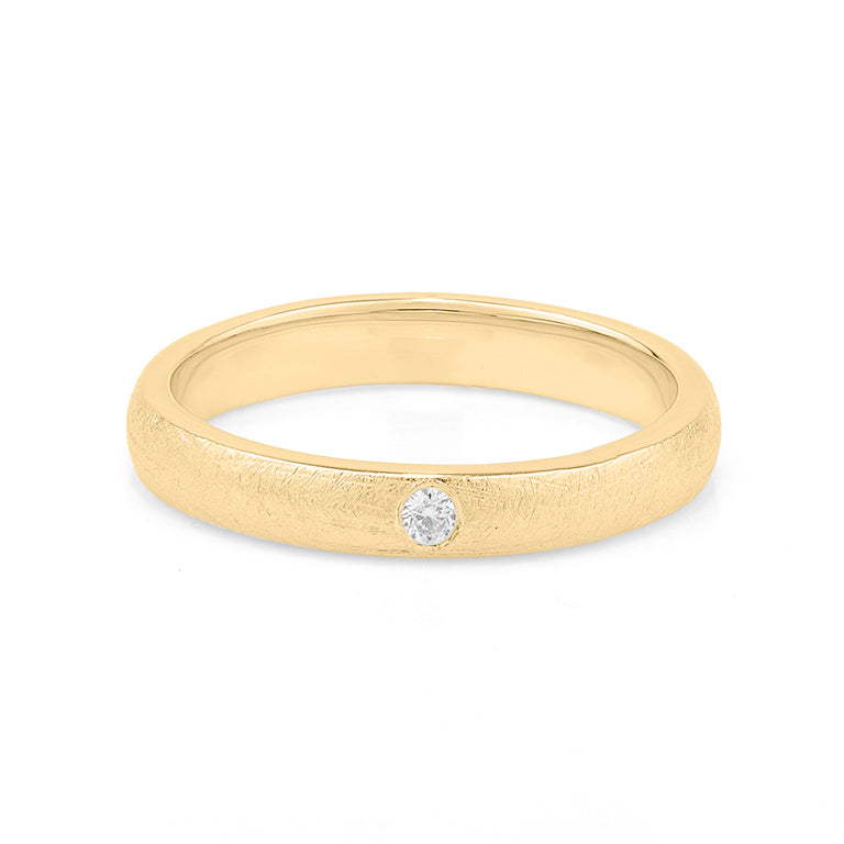 Ring COLIN  3mm mit 2mm Diamant