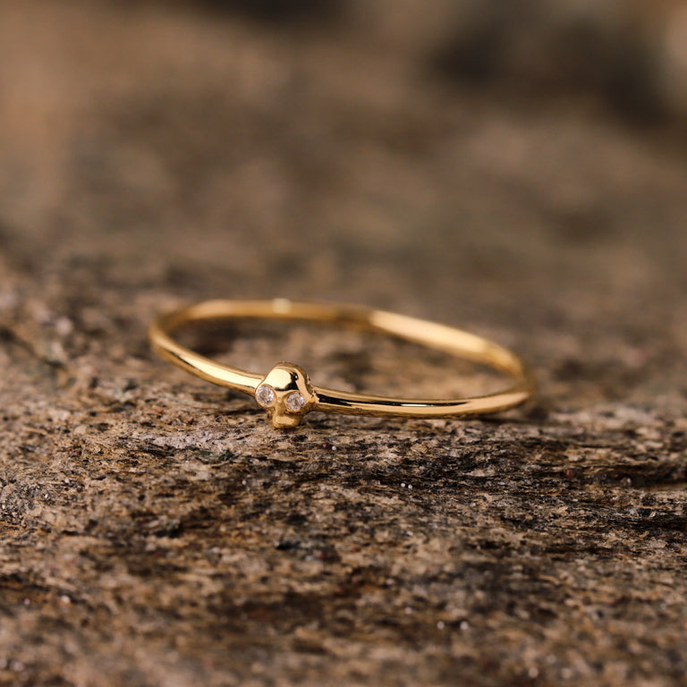 Ring MINI ETERNITY mit Diamanten Augen