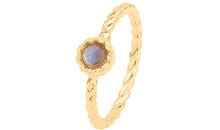 Ring TWIST  Labradorit 4mm