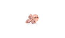 Piercing TRINITY  mit  Rosaturmalin