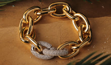 Armband SALOMEA mit Cliplock Topas