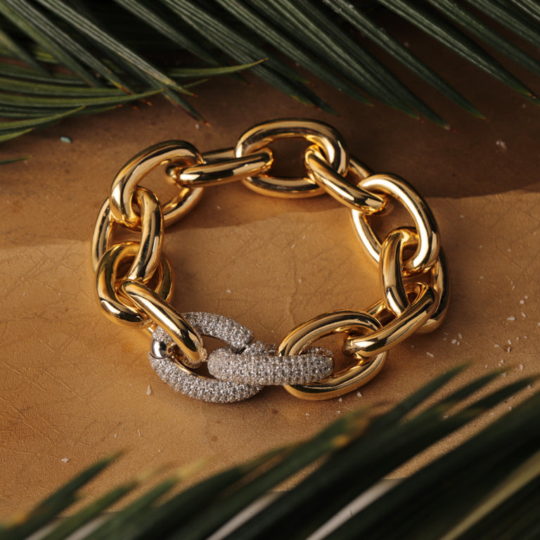 Armband SALOMEA mit Cliplock Topas