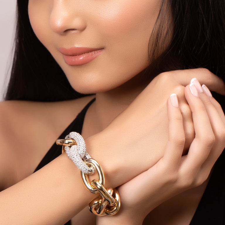 Armband SALOMEA mit Cliplock Topas