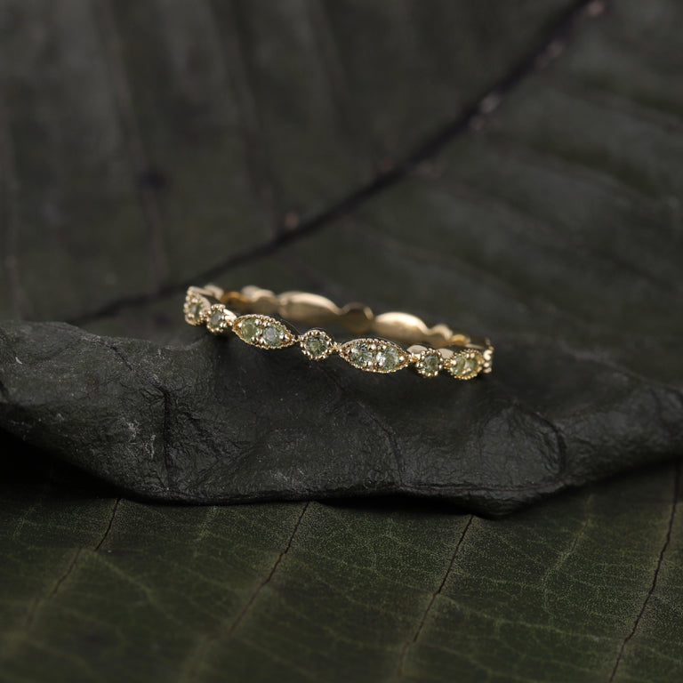 Ring SARIYA mit Grünturmalin