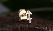 Sternzeichen Ohrstecker SCHUETZE SAGITTARIUS mit Diamanten