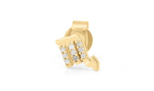 Sternzeichen Ohrstecker SKORPION SCORPIO mit Diamanten