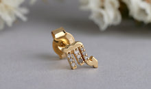 Sternzeichen Ohrstecker SKORPION SCORPIO mit Diamanten