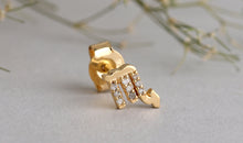 Sternzeichen Ohrstecker SKORPION SCORPIO mit Diamanten