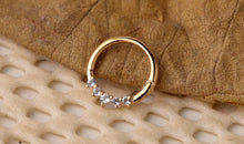 Piercing Segmentring AGATHA 9k Gelbgold