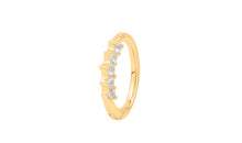 Piercing Segmentring AGATHA mit Topas 18k Gold