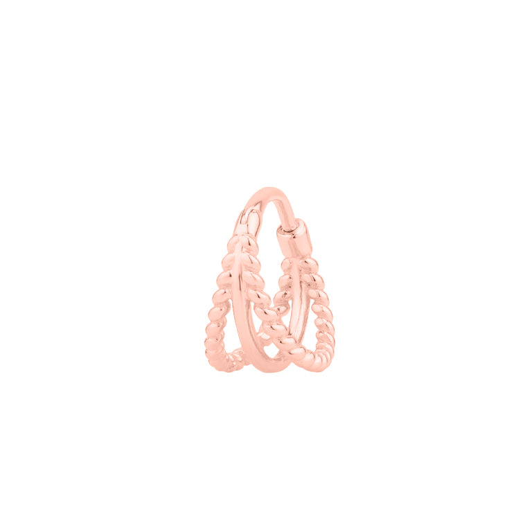 Segment Ring Creole TWIST einzeln Silber 925