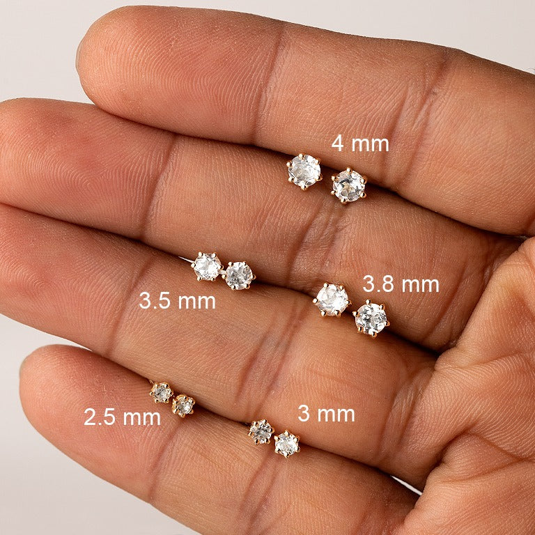 Ohrstecker BRIANA 2.5mm Diamant 18k Gold EXPRESS