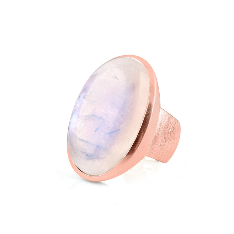Ring NANDINI mit Mondstein