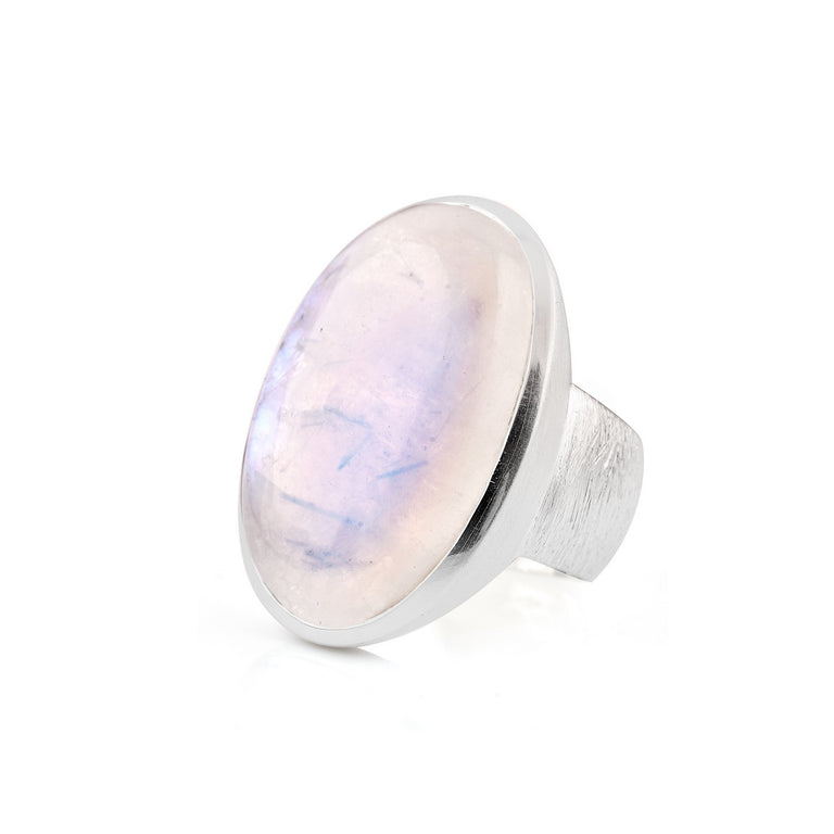 Ring NANDINI mit Mondstein