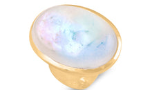 Ring NANDINI mit Mondstein