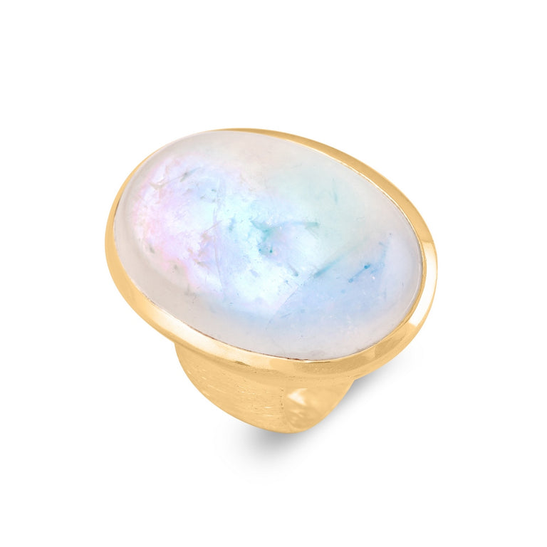 Ring NANDINI mit Mondstein