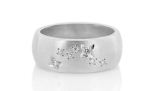 Ring STERNBILD mit Diamanten Silber Sternzeichen
