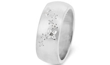 Ring STERNBILD mit Diamanten Silber Sternzeichen