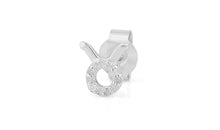 Sternzeichen Ohrstecker STIER TAURUS mit Diamanten