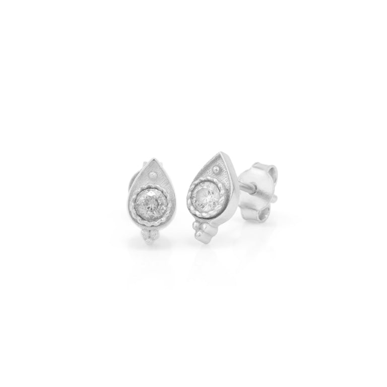 Ohrstecker FATIMA mit Topas Silber EXPRESS