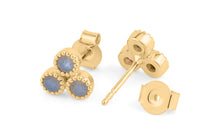 Ohrstecker HARRIET TRINITY Labradorit 3mm Silber EXPRESS