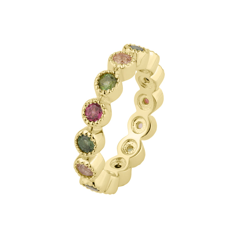 Ring HARRIET mit Multiturmalin 3mm