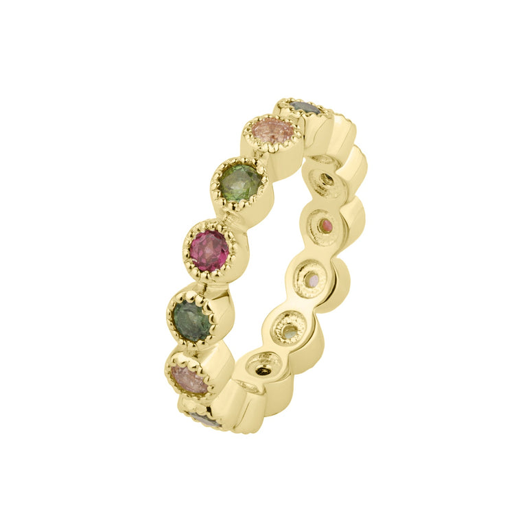 Ring HARRIET mit Multiturmalin 3mm Silber EXPRESS