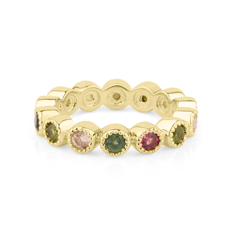 Ring HARRIET mit Multiturmalin 3mm Silber EXPRESS