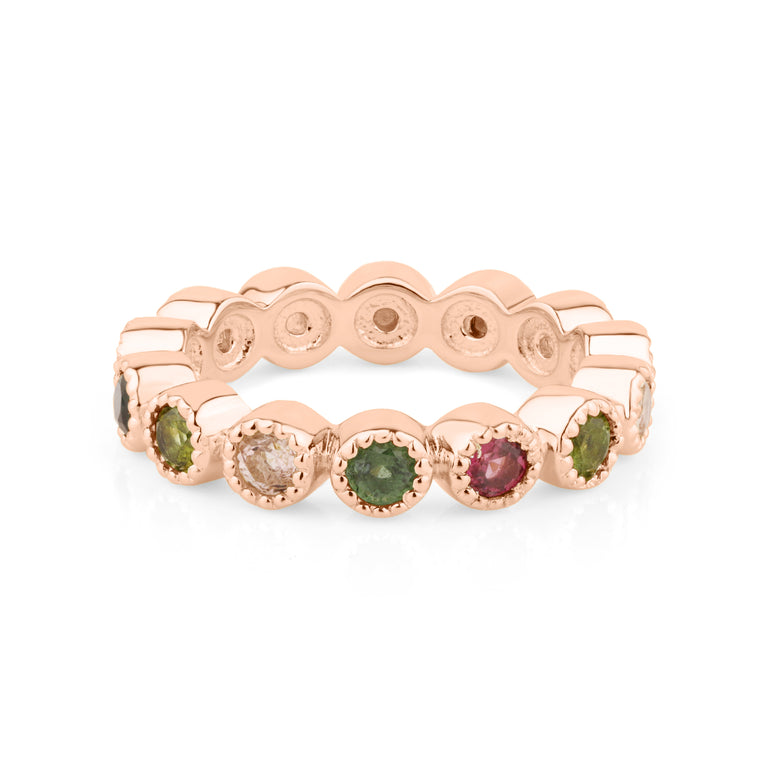 Ring HARRIET mit Multiturmalin 3mm