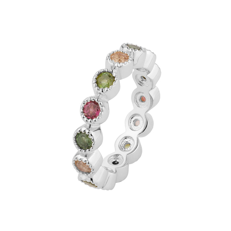 Ring HARRIET mit Multiturmalin 3mm Silber EXPRESS