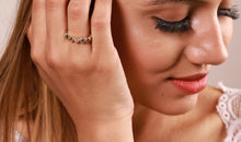 Ring HARRIET mit Multiturmalin 3mm