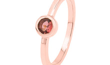 Ring JANAJA mit Rosaturmalin 4mm