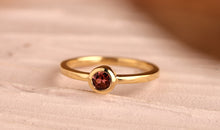 Ring JANAJA mit Rosaturmalin 4mm