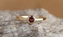 Ring JANAJA mit Rosaturmalin 4mm