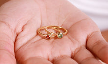 Ring JANAJA mit Rosaturmalin 4mm