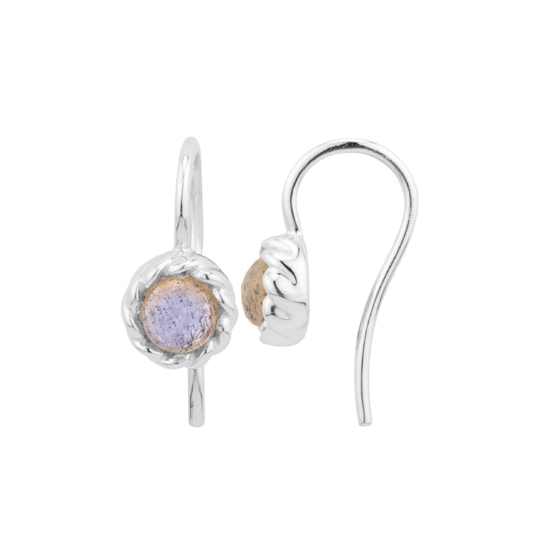 Ohrhänger TWIST Labradorit Silber 925