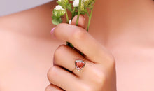 Unikate Ring mit Rosaturmalin 18k Gold