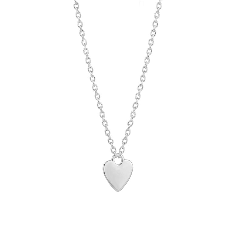 Valentine  HERZ Halskette Silber