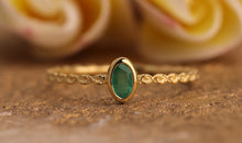 Ring  VIOLETTA  mit Smaragd 3x5mm