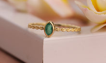 Ring  VIOLETTA  mit Smaragd 3x5mm
