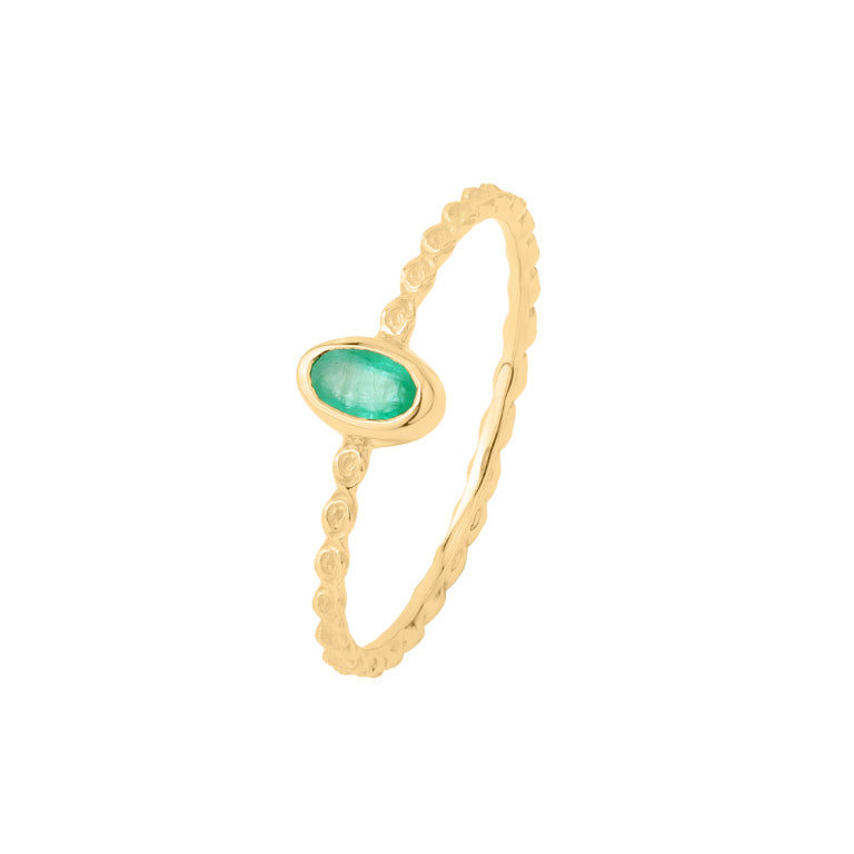 Ring  VIOLETTA  mit Smaragd 3x5mm