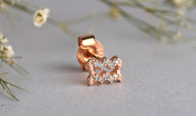 Sternzeichen Ohrstecker WASSERMANN AQUARIUS mit Diamanten